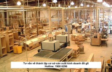 Tư vấn về thành lập cơ sở sản xuất kinh doanh đồ gỗ