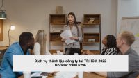 Dịch vụ thành lập công ty tại TP.HCM 2022